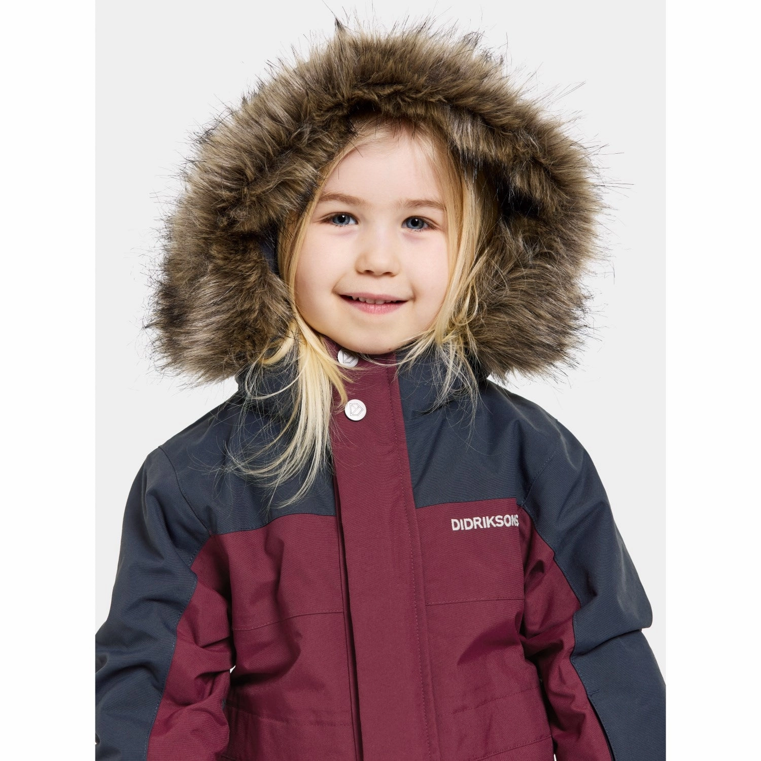 Effortless Didriksons Rusty Wine Bjrven Kids Coverall 17