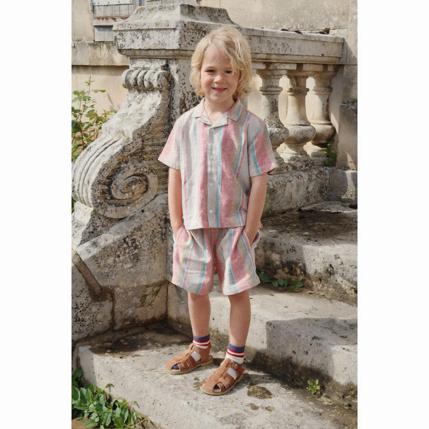 Effortless Konges Sljd Stan Stripe Venice Shorts