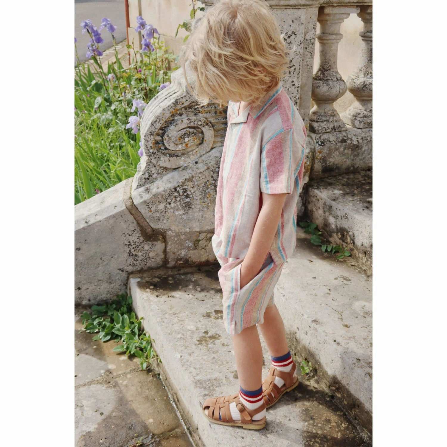 Effortless Konges Sljd Stan Stripe Venice Shorts
