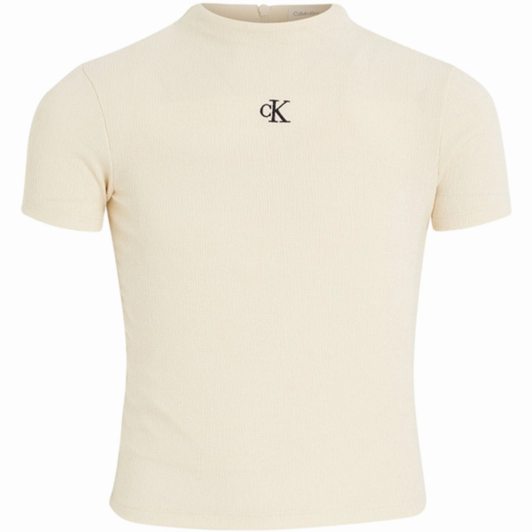 Calvin Klein Light Crinkle T-Shirt Whitecap Gray Unique Retro