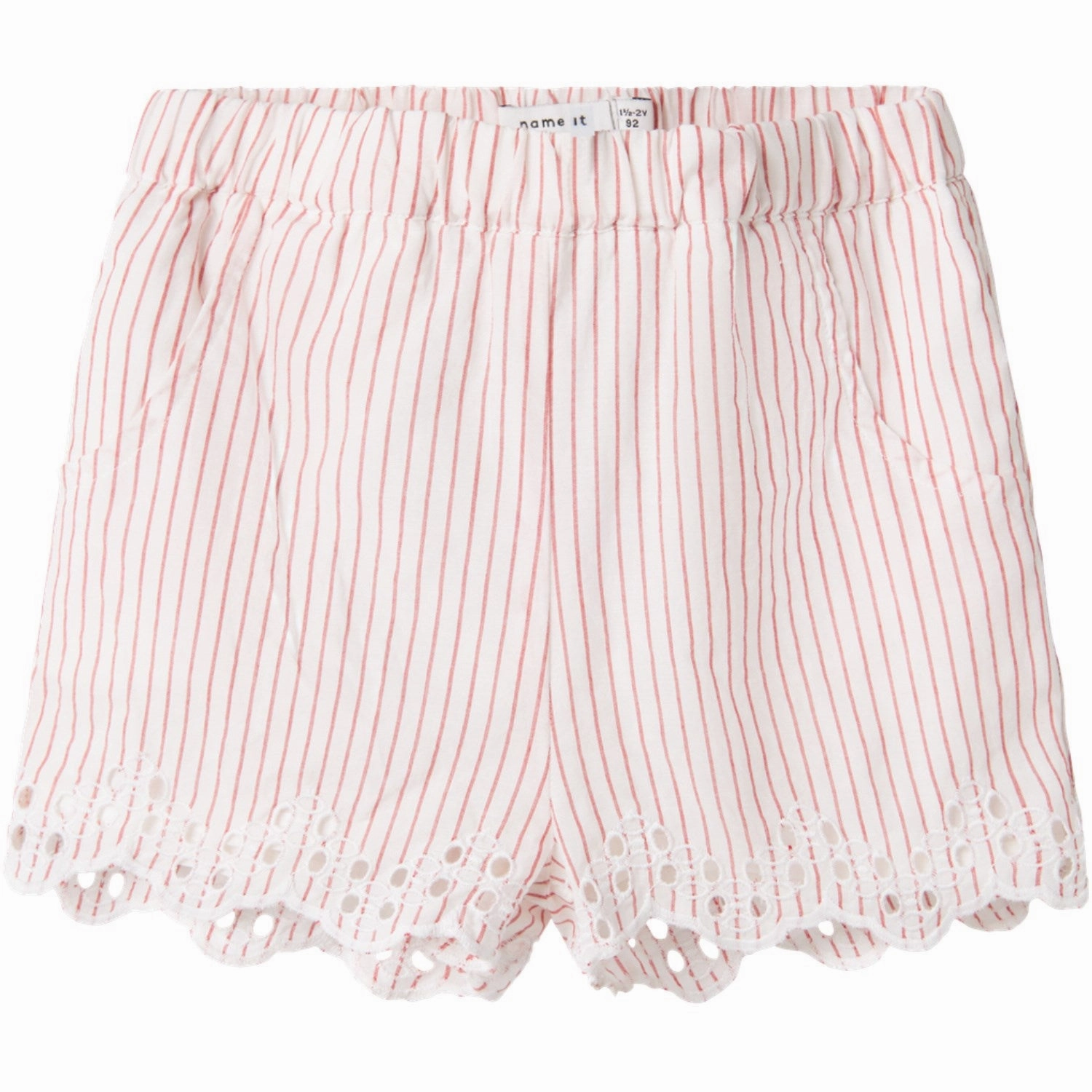 Elegance Name It Bright White Fesinne Shorts Contemporary