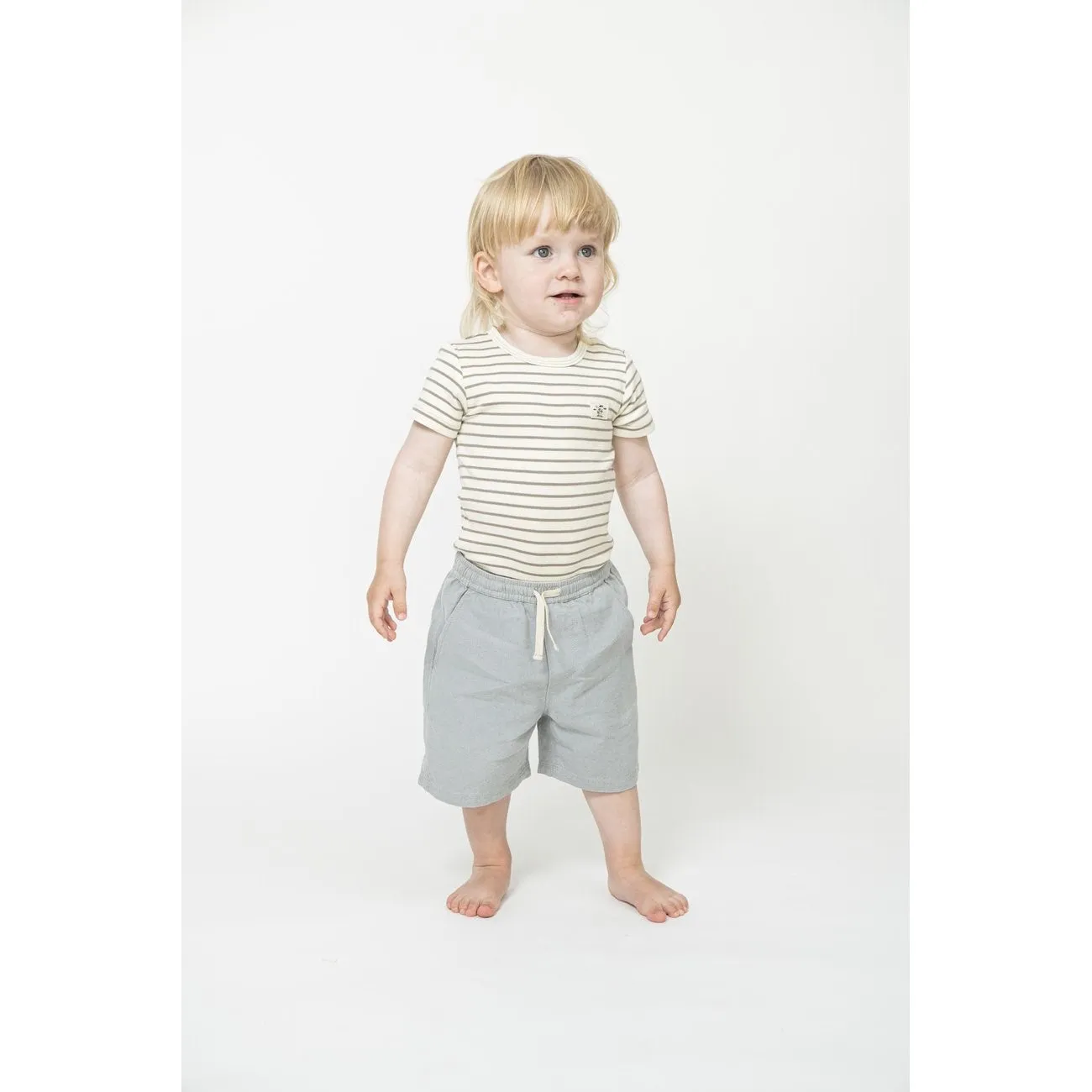 Elegant Sofie Schnoor Dusty Blue Shorts