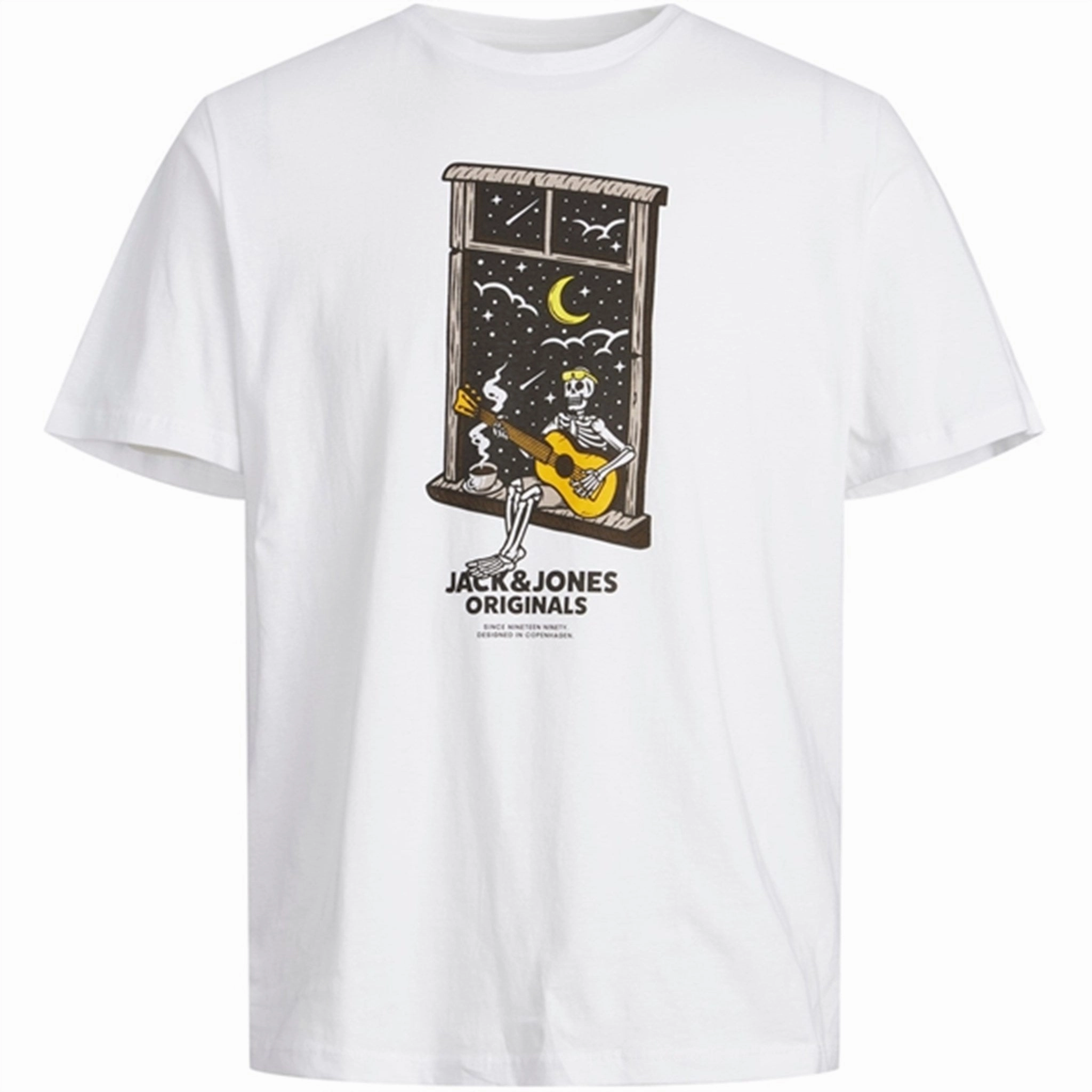 Jack & Jones Junior Bright White Afterlife T-Shirt Lavish Admired