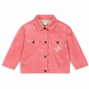 Elegant Konges Sljd Flamingo Plume Lucky Jacket Gots Collar