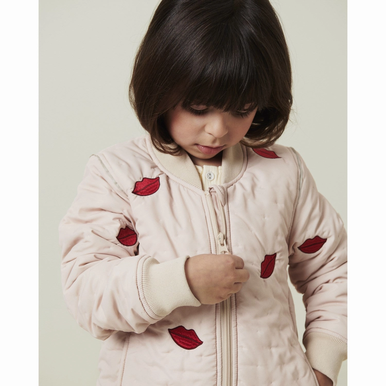 Elegant MarMar Thermo Kiss Embroidery Orry Jacket Outerwear
