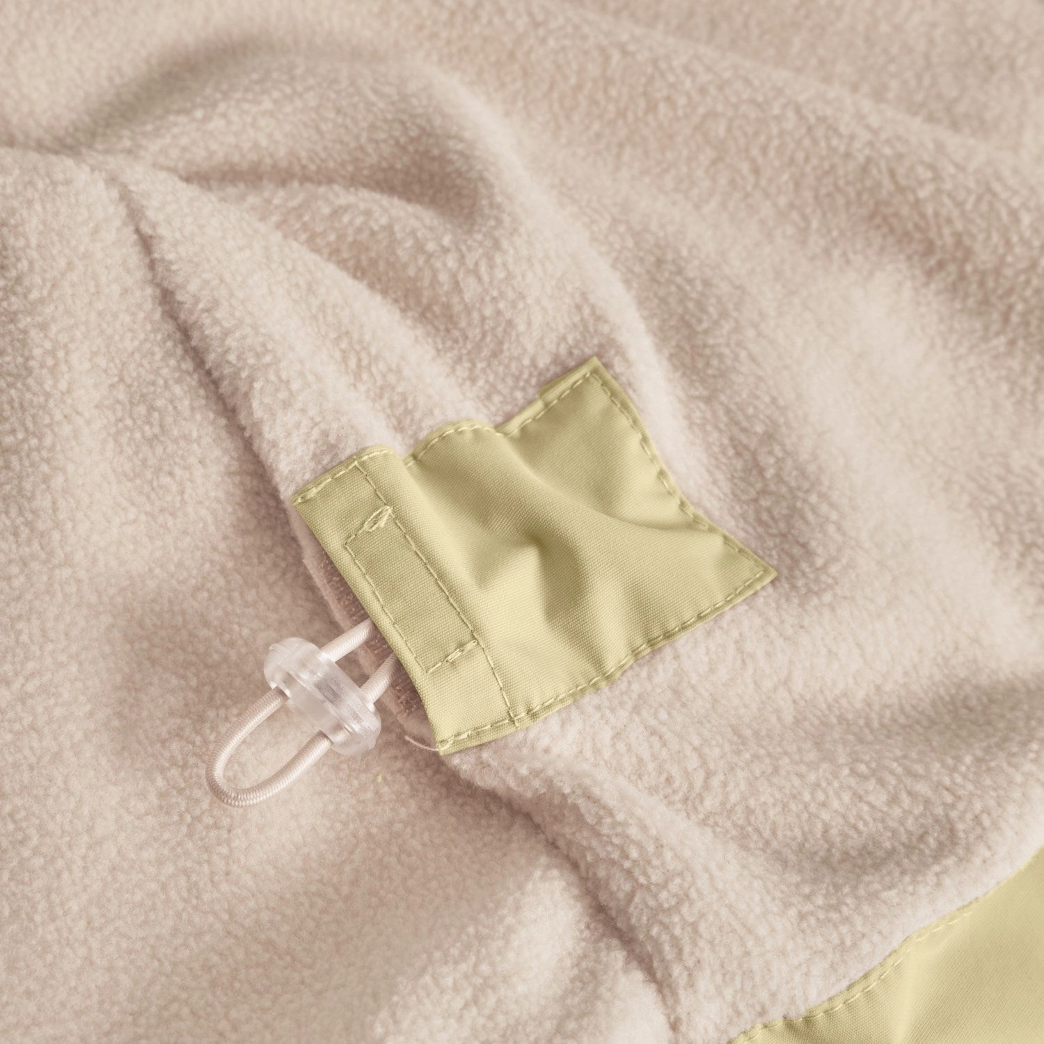 Elegant Mini A ture Double Cream Wai Fleece Lined Spring Jacket. GRS