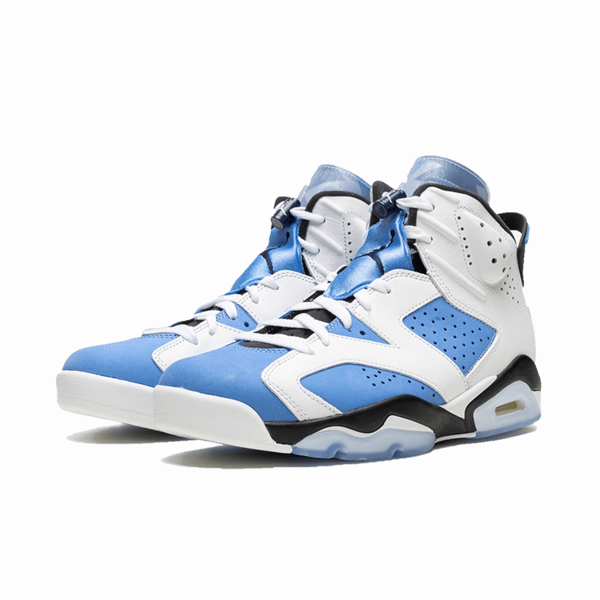 Elegant silhouettes Jordan 6 Retro UNC