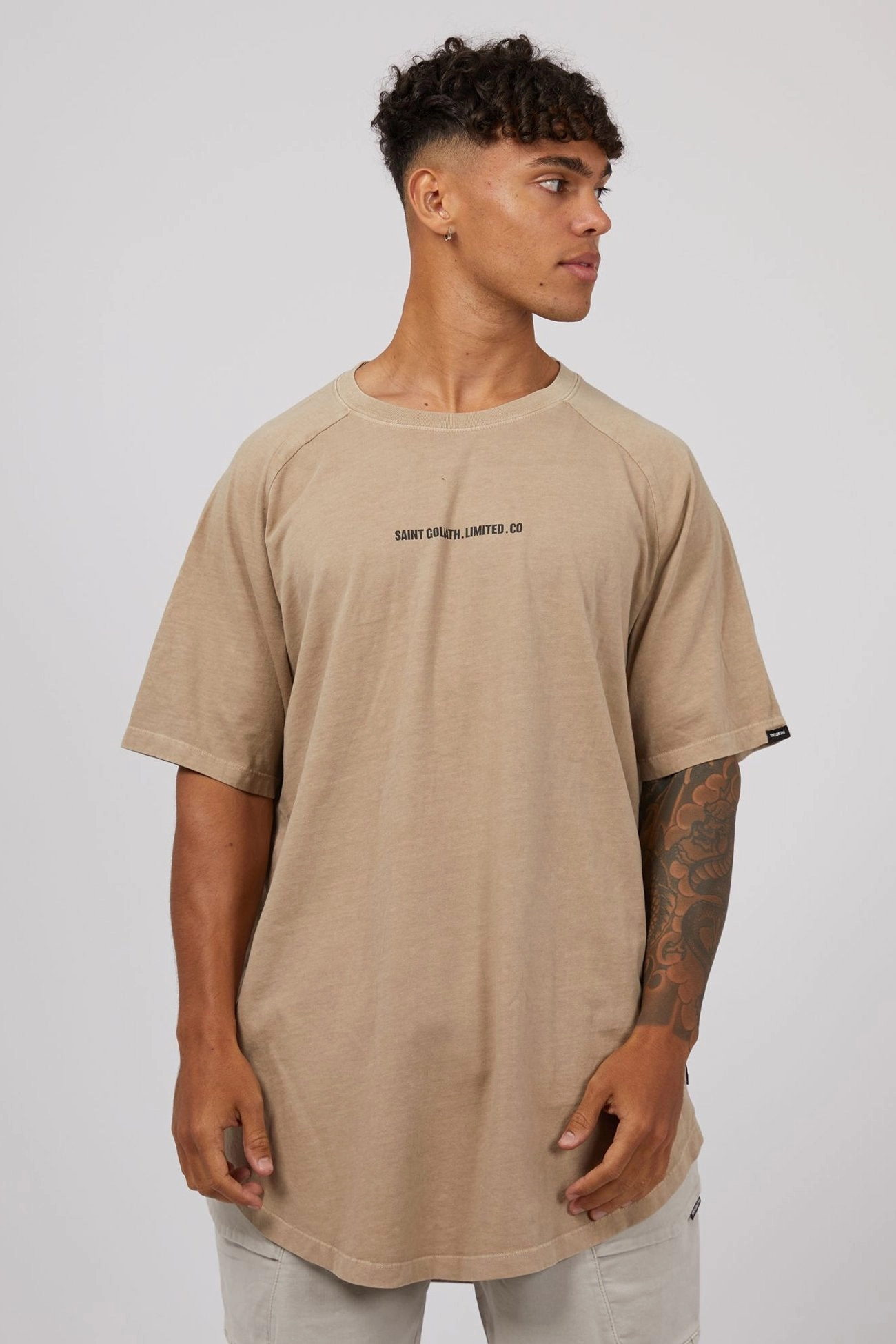 Elevate Raglan Tee Tan sale laptops sales clothing