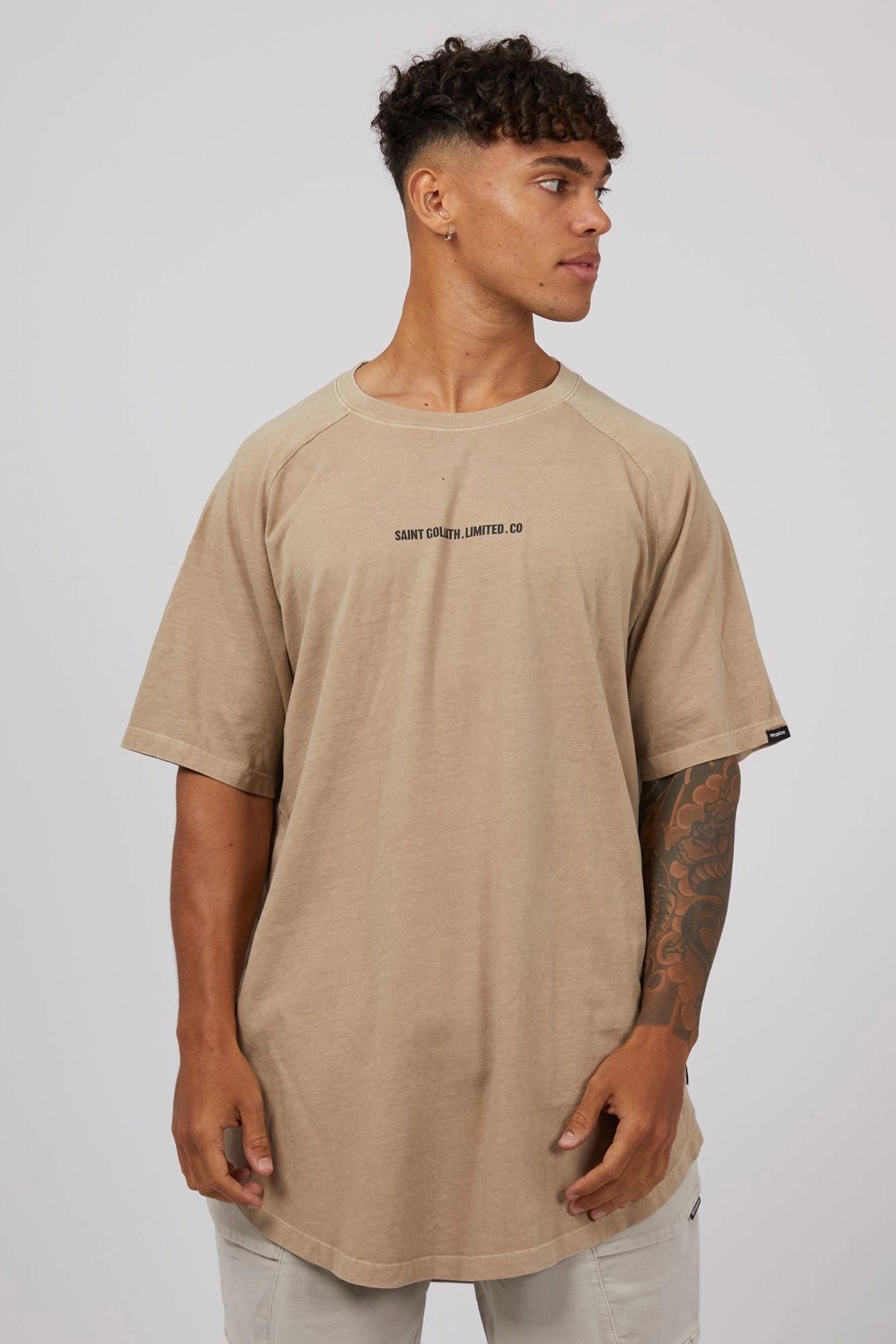Elevate Raglan Tee Tan sale laptops sales clothing