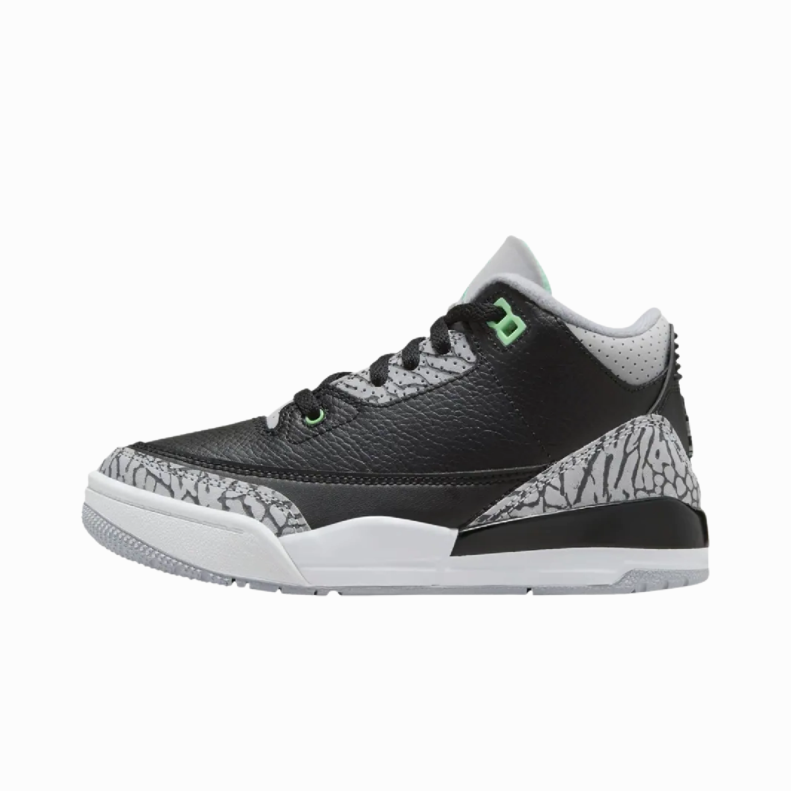Elite fashion Jordan 3 Retro Green Glow (PS) Premium materials