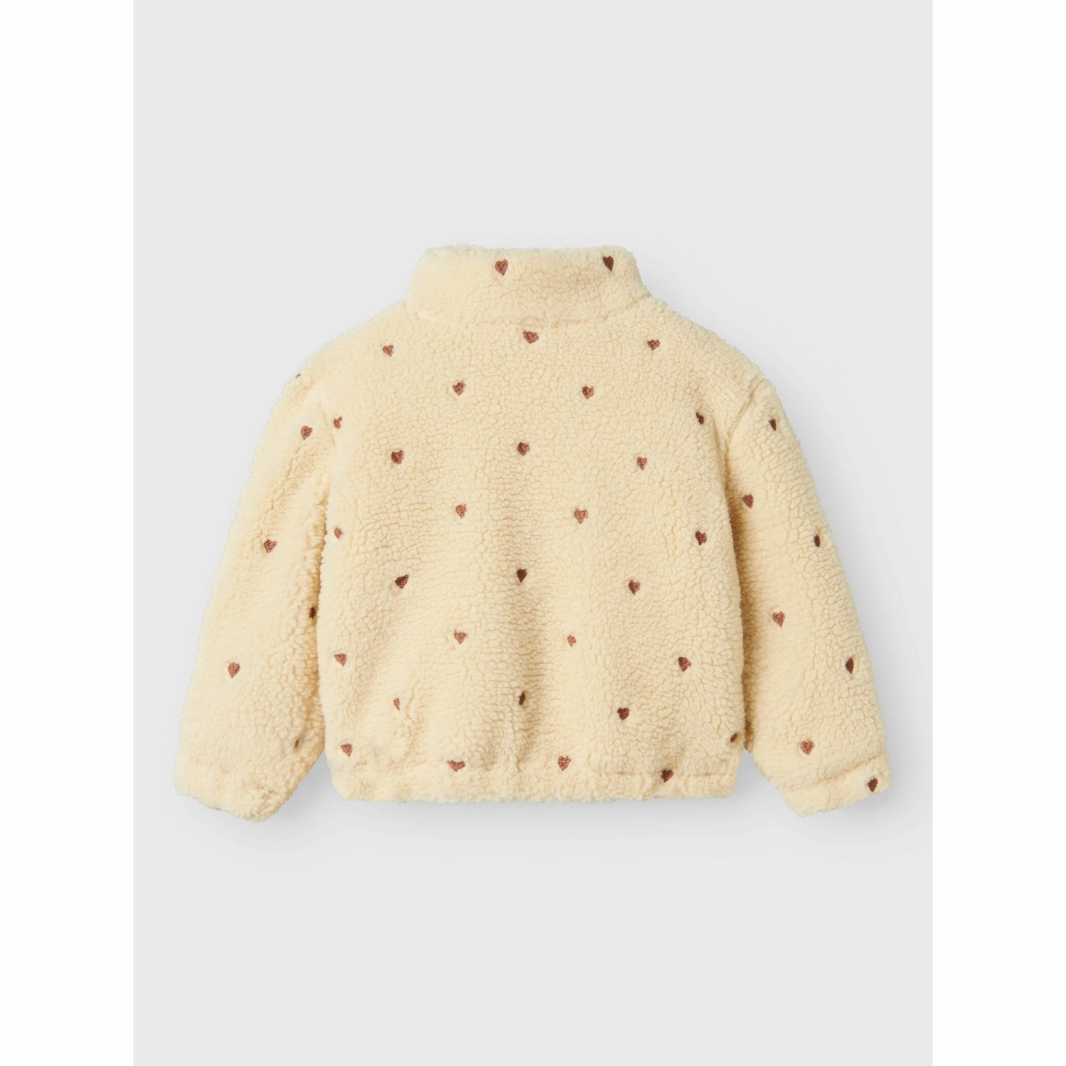 Embroidery Lil'Atelier Sandshell Nalo Sherpa Loose Jacket