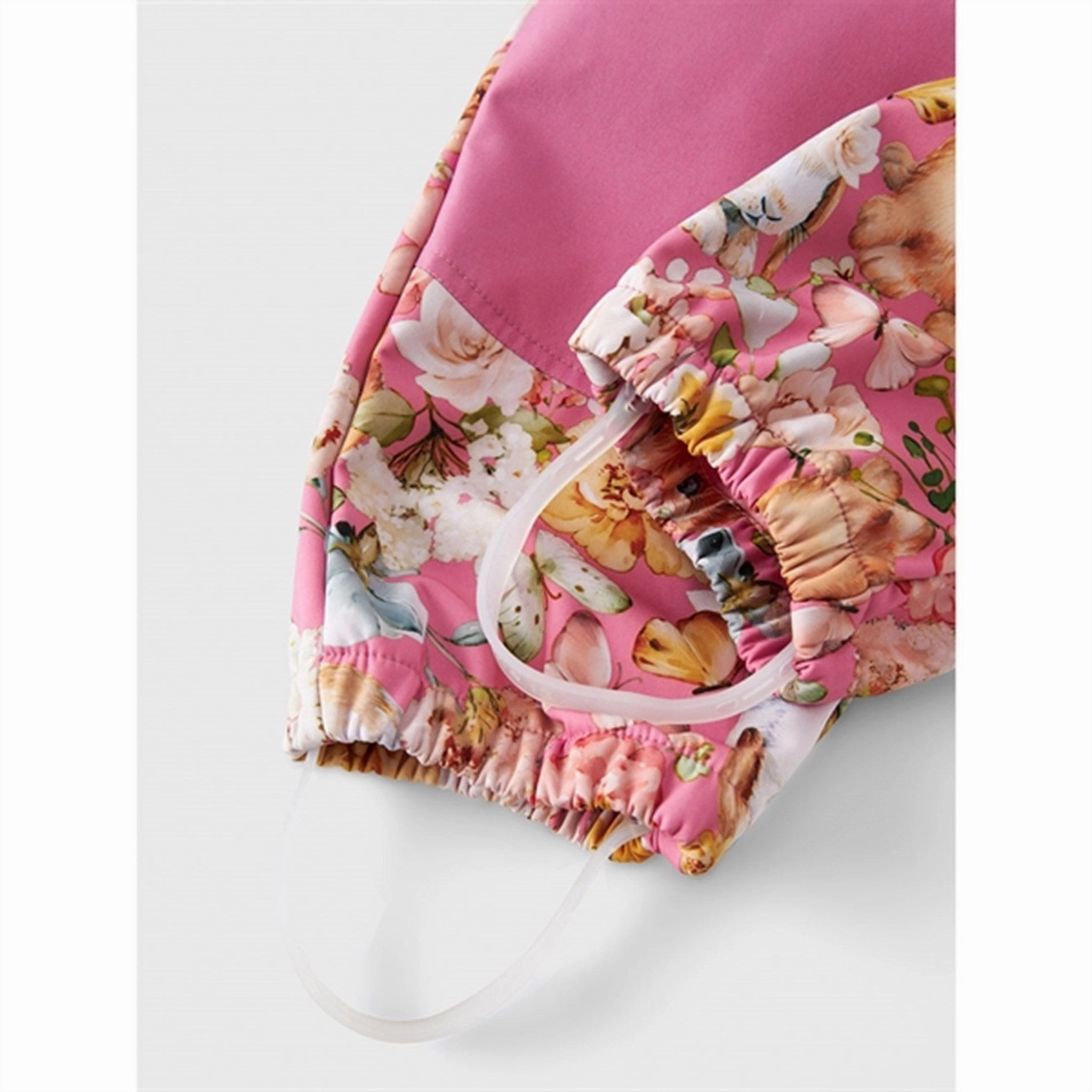 Embroidery Name it Wild Rose Alfa08 Softshell Suit Bunny