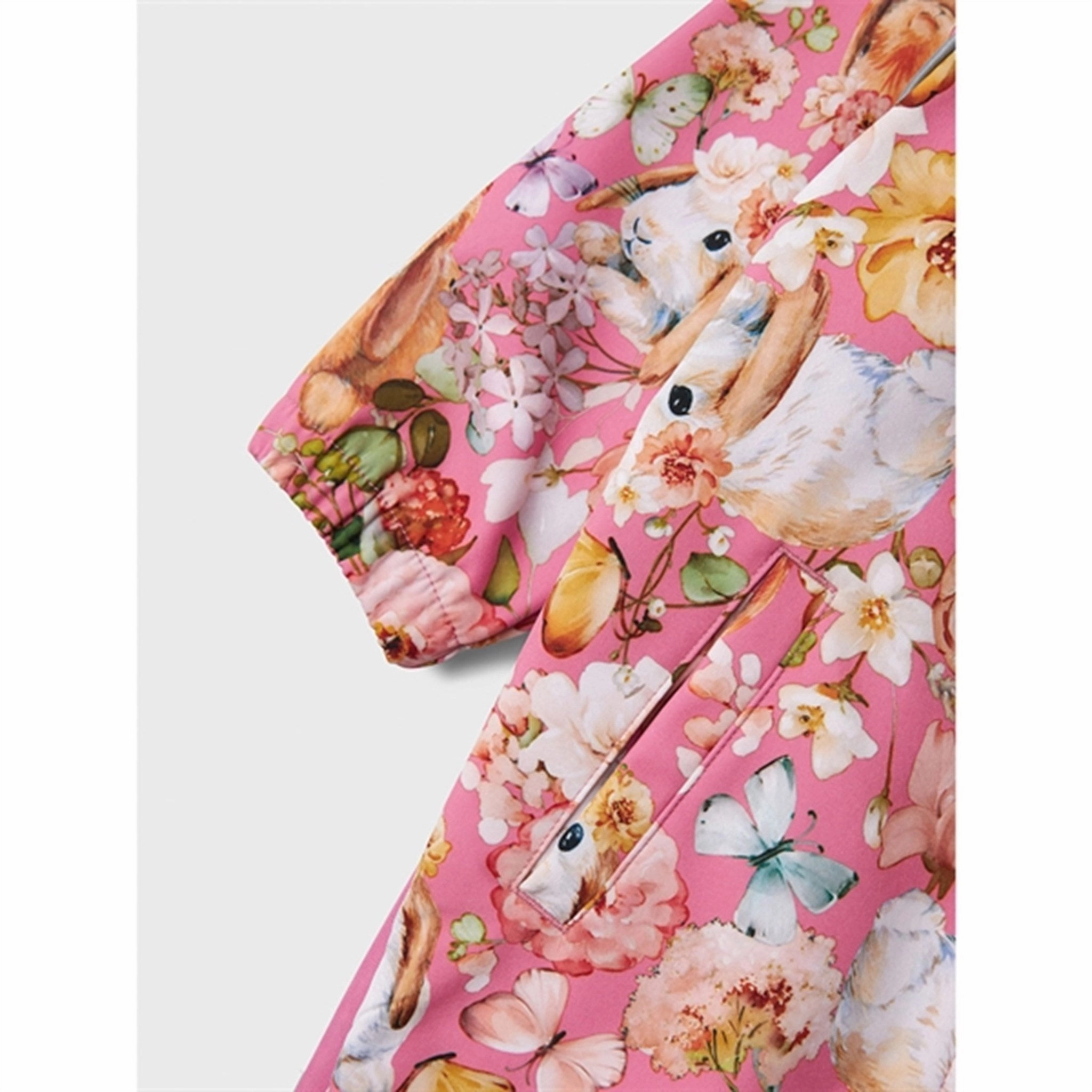Embroidery Name it Wild Rose Alfa08 Softshell Suit Bunny
