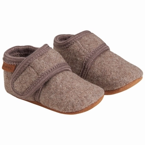 En Fant Baby Wool Slippers Walnut Prized Artisanal
