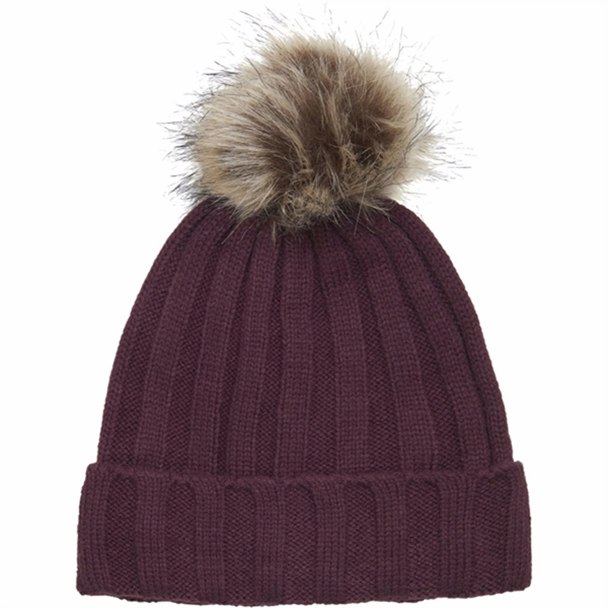 En Fant Beenie m. Faux Fur Fig Impeccable Premium Quality