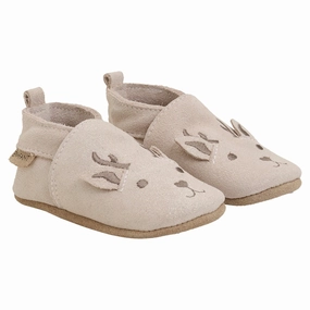 En Fant Burnished Lilac leather booties w. Animal motif Famous Supremacy
