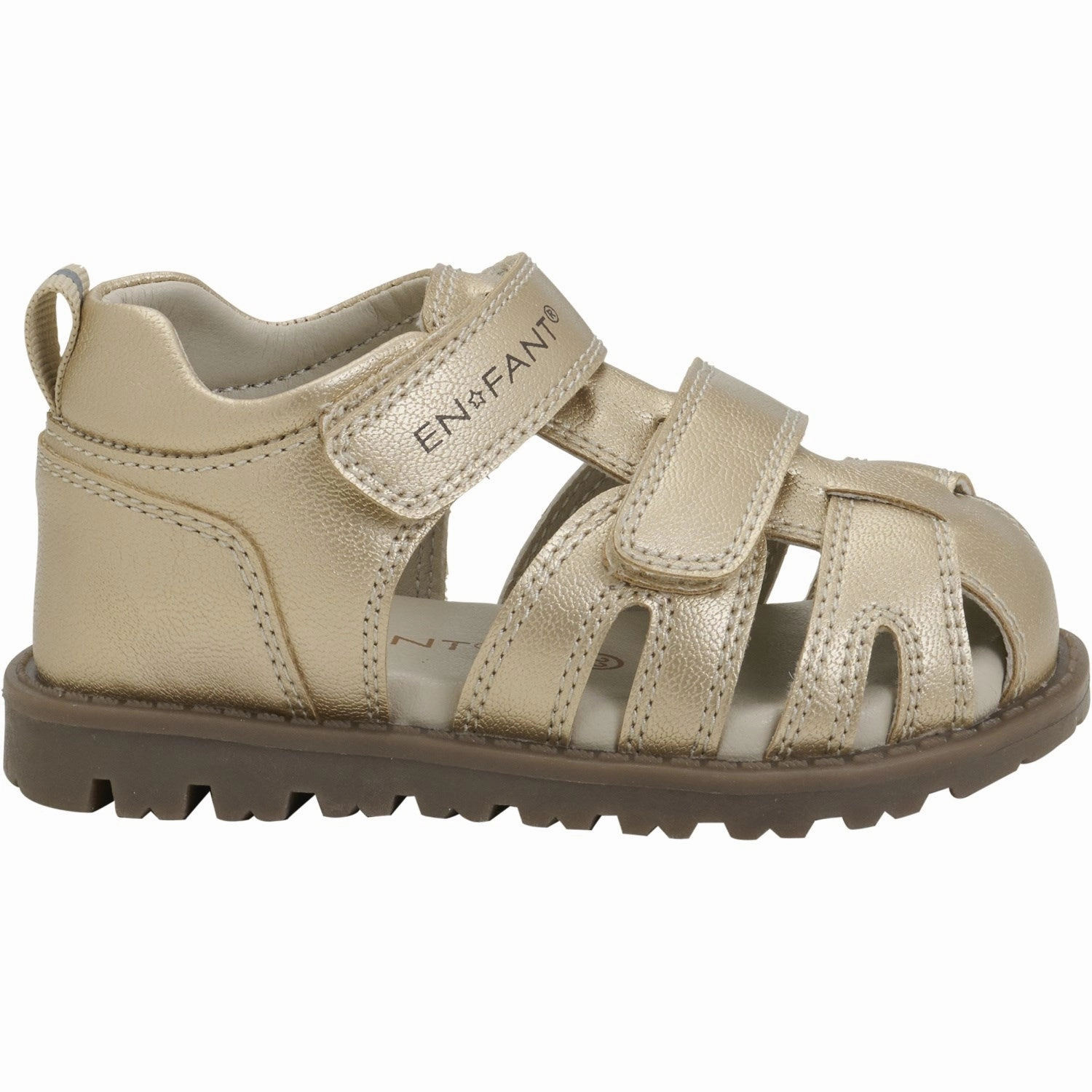 En Fant Champagne Beige Sandal Velcro Collectible shoes