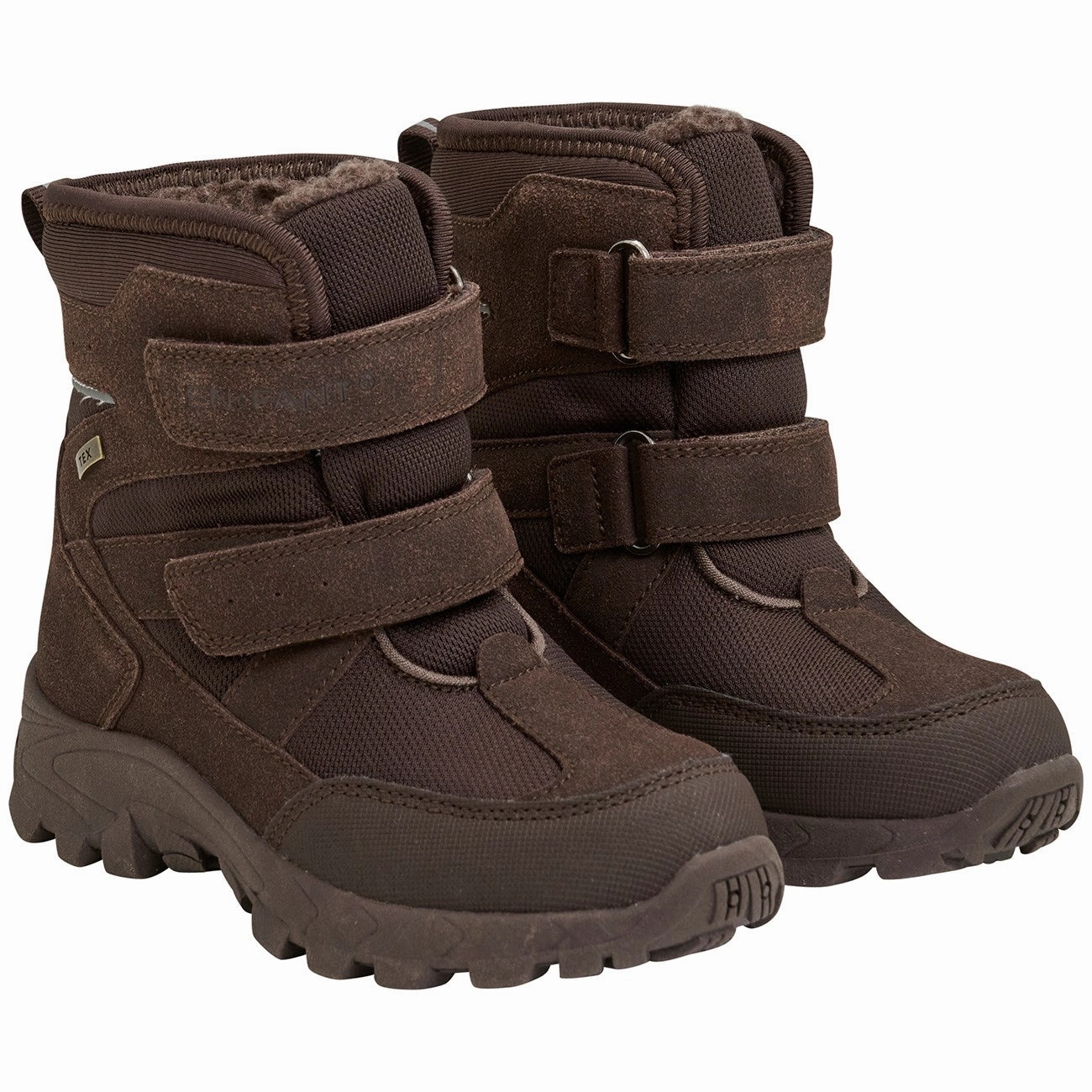 En Fant Chocolate Brown Winter Boots Velcro TEX Sought-after Acclaimed
