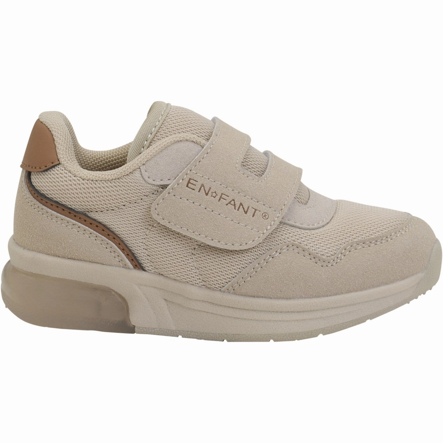 En Fant French Oak Sneakers Velcro w. Light Skate shoes