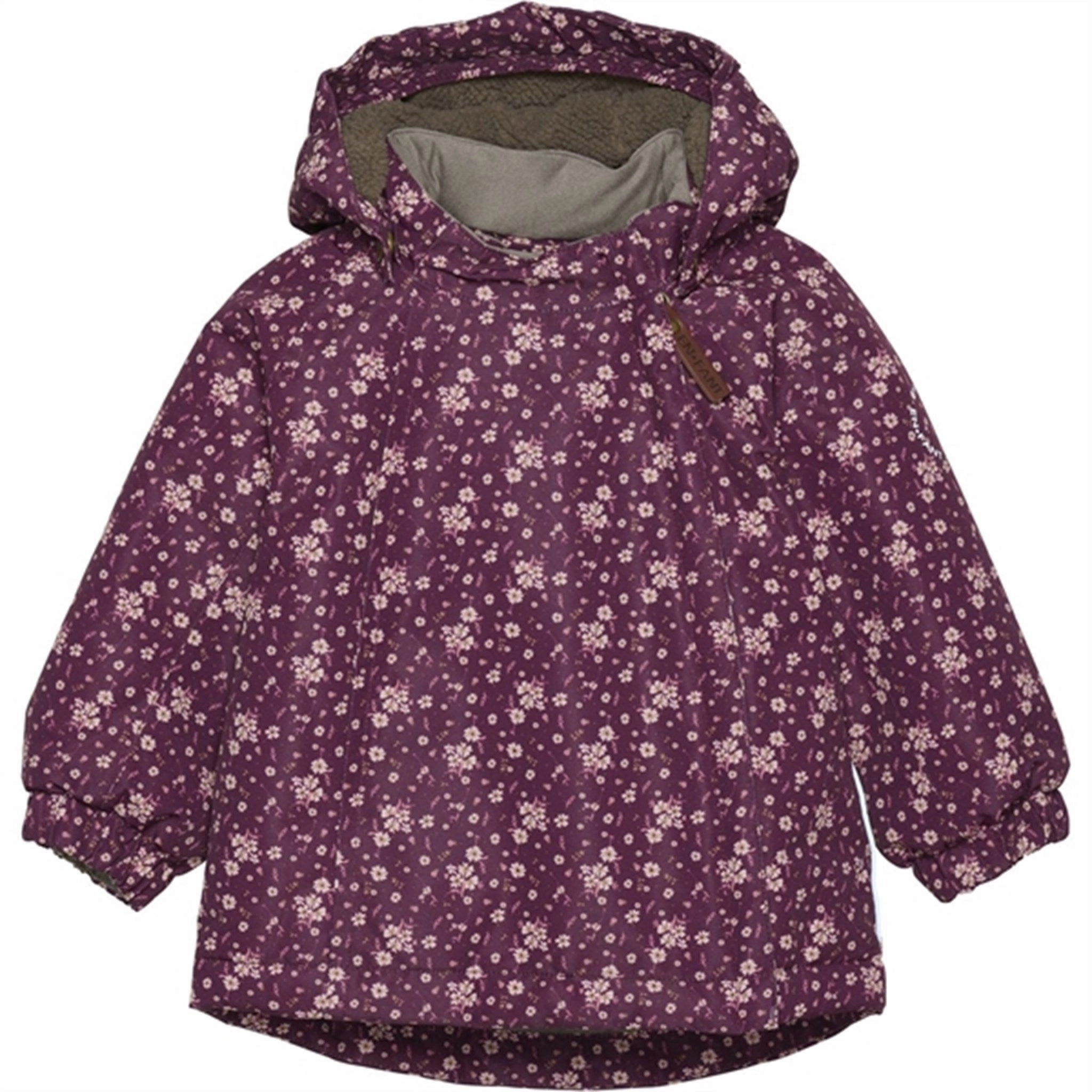 En Fant Jacket AOP Baby Fig Luxe Sophisticated