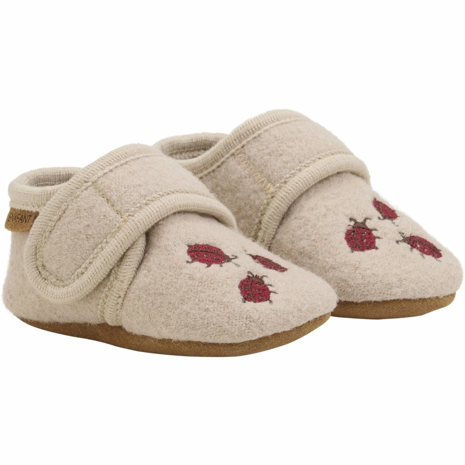Esteemed En Fant Moonlight Wool Slippers With Embroidery Elegance