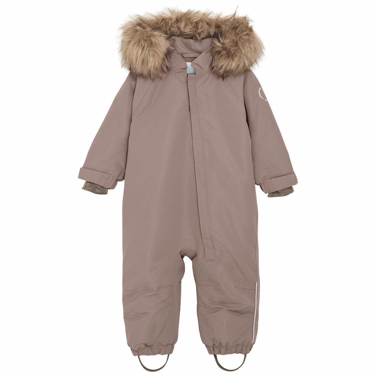 En Fant Pine Bark Baby Snowsuit m. Fake Fur Grandiose Contemporary