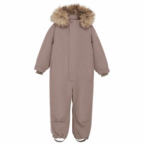 En Fant Pine Bark Snowsuit m. Fake fur Majestic Elite