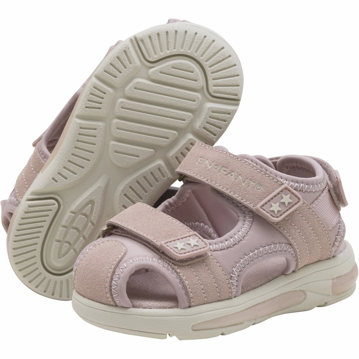 En Fant Sepia Rose Sandals Velcro Sandals