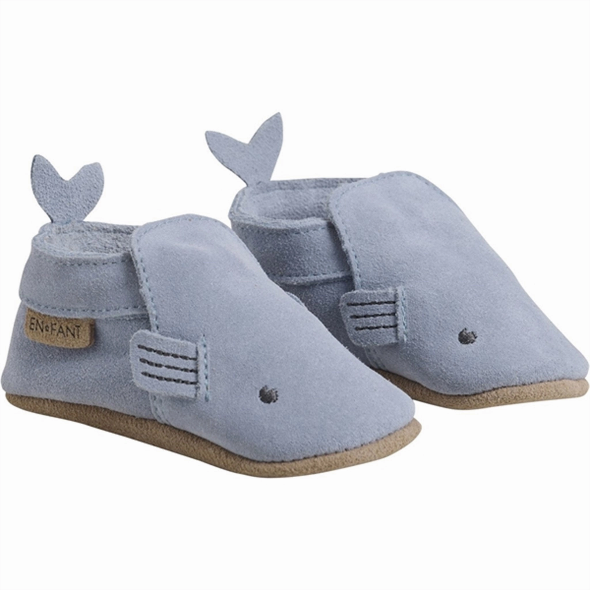 En Fant Slippers Suede Dusty Blue High-end Pioneer