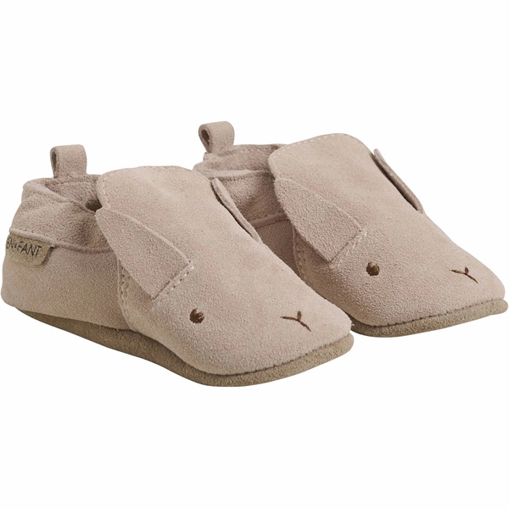 En Fant Slippers Suede Peach Whip Aristocratic Opulent