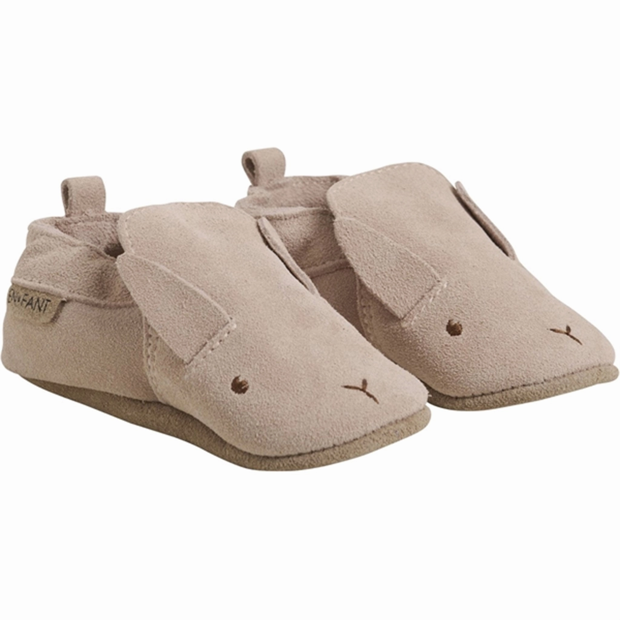En Fant Slippers Suede Peach Whip Attractive Charismatic