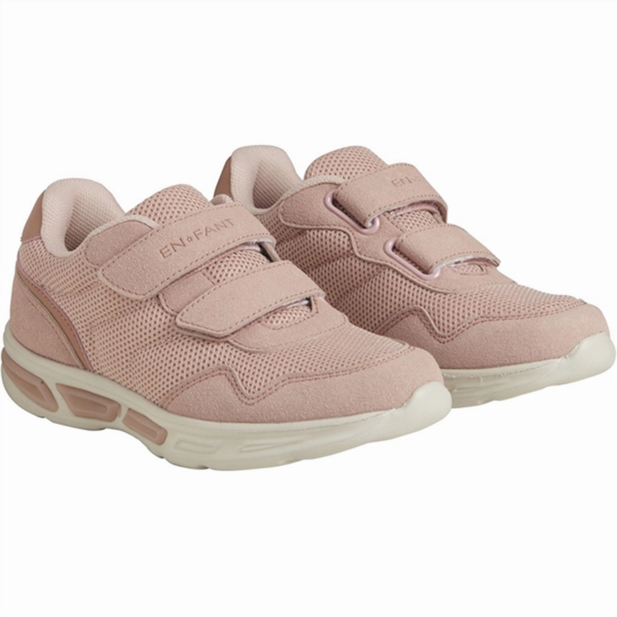 En Fant Sneakers Velcro with Light Misty Rose Iconic Masterpiece