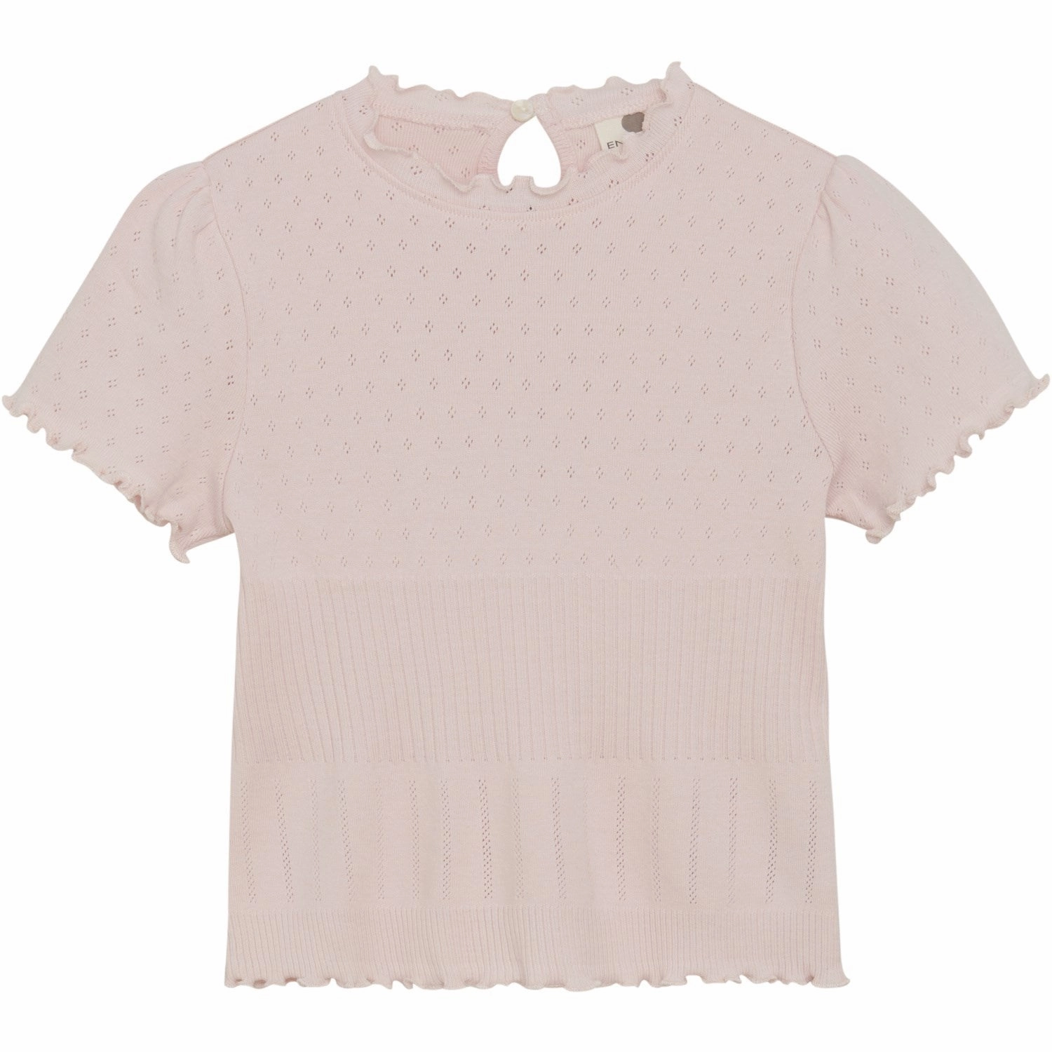 Aristocratic En Fant Veiled Rose T-Shirt Pointelle Original