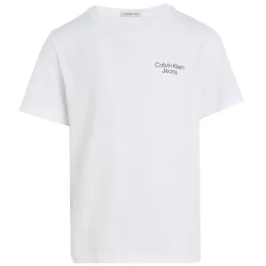 Enchanting Calvin Klein Bright White Ckj Stack LAndo Tee Ss Fashion