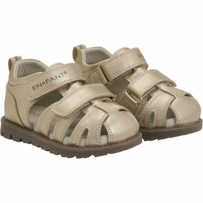 Enchanting En Fant Champagne Beige Sandal Velcro Regal