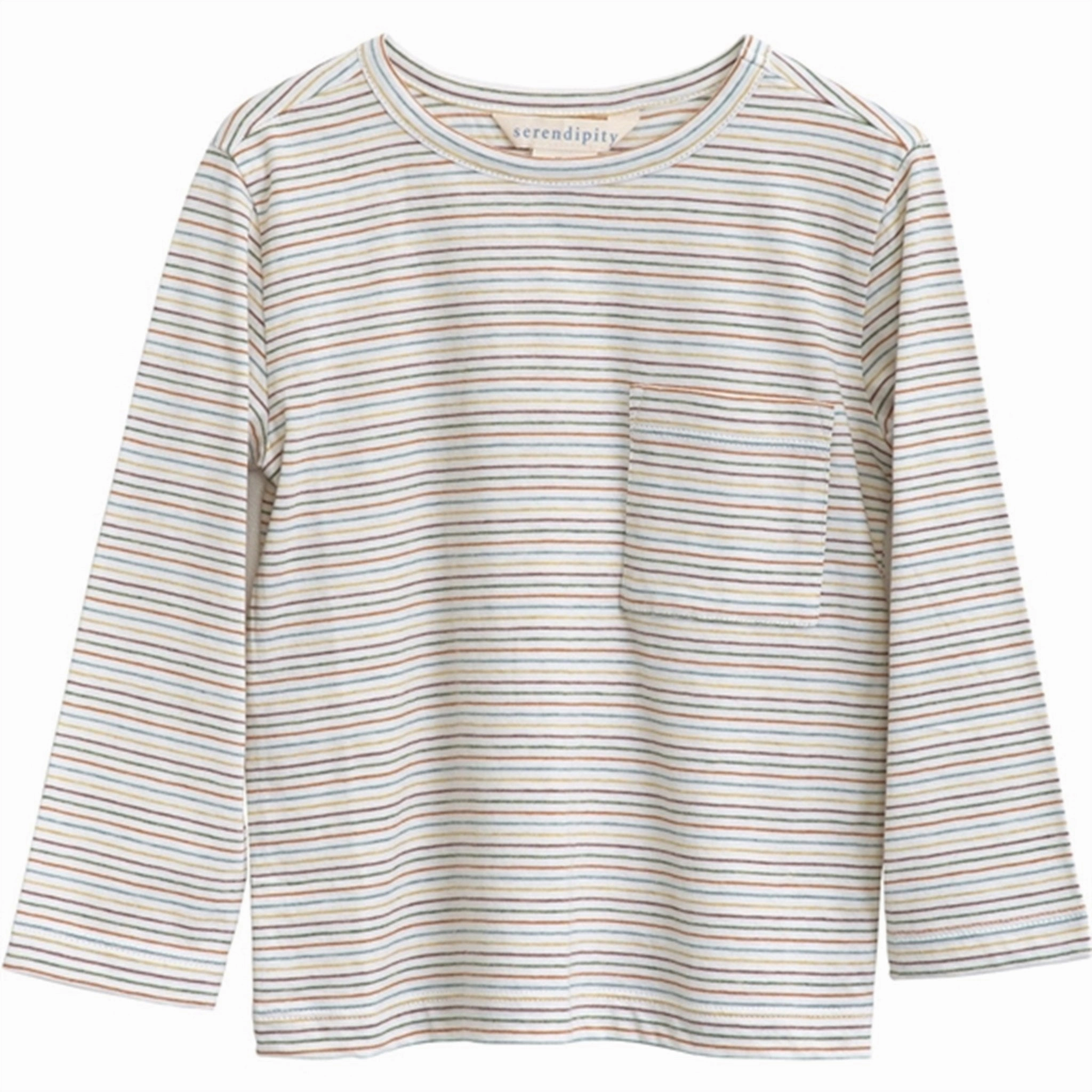Serendipity Rainbow Stripe Jersey Blouse Captivating Premium Quality