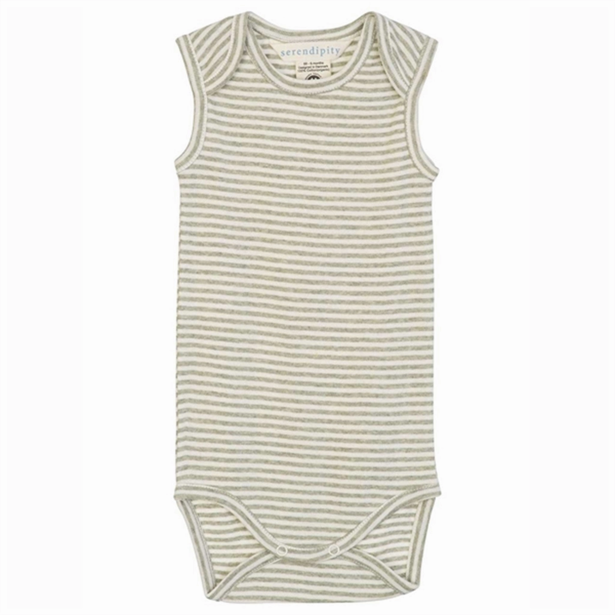 Serendipity Sage/Offwhite Baby Tank Stripe Body Fashion Elegance