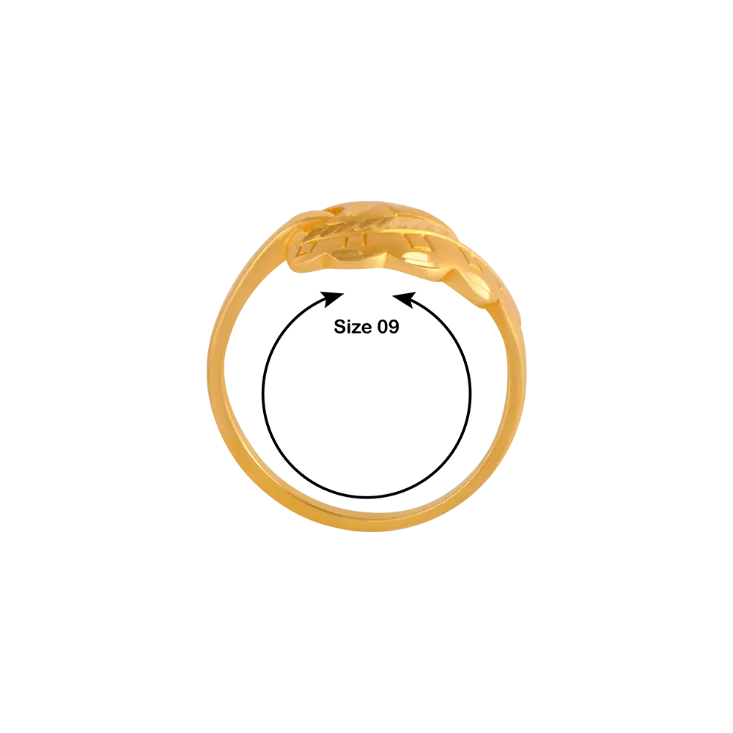 Engagement Gold Ring Design With Immaculate Precision