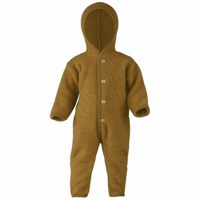 Engel Hooded Overall w. Buttons Saffron Mlange High-quality Tulle