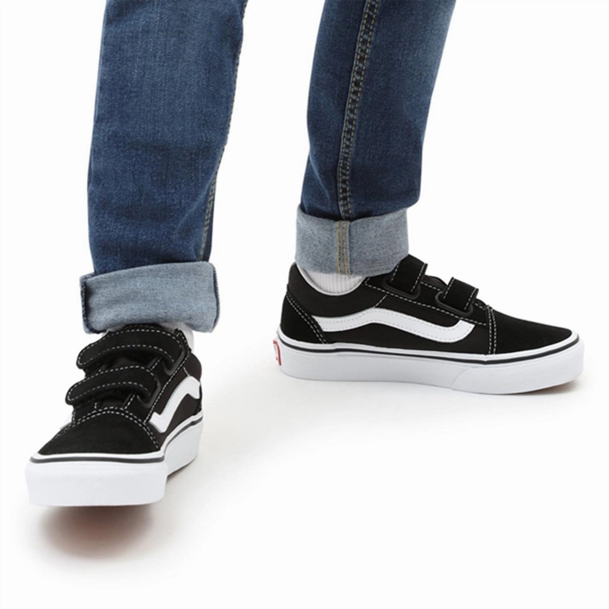 Espadrilles VANS Old Skool V Black/True White Sko