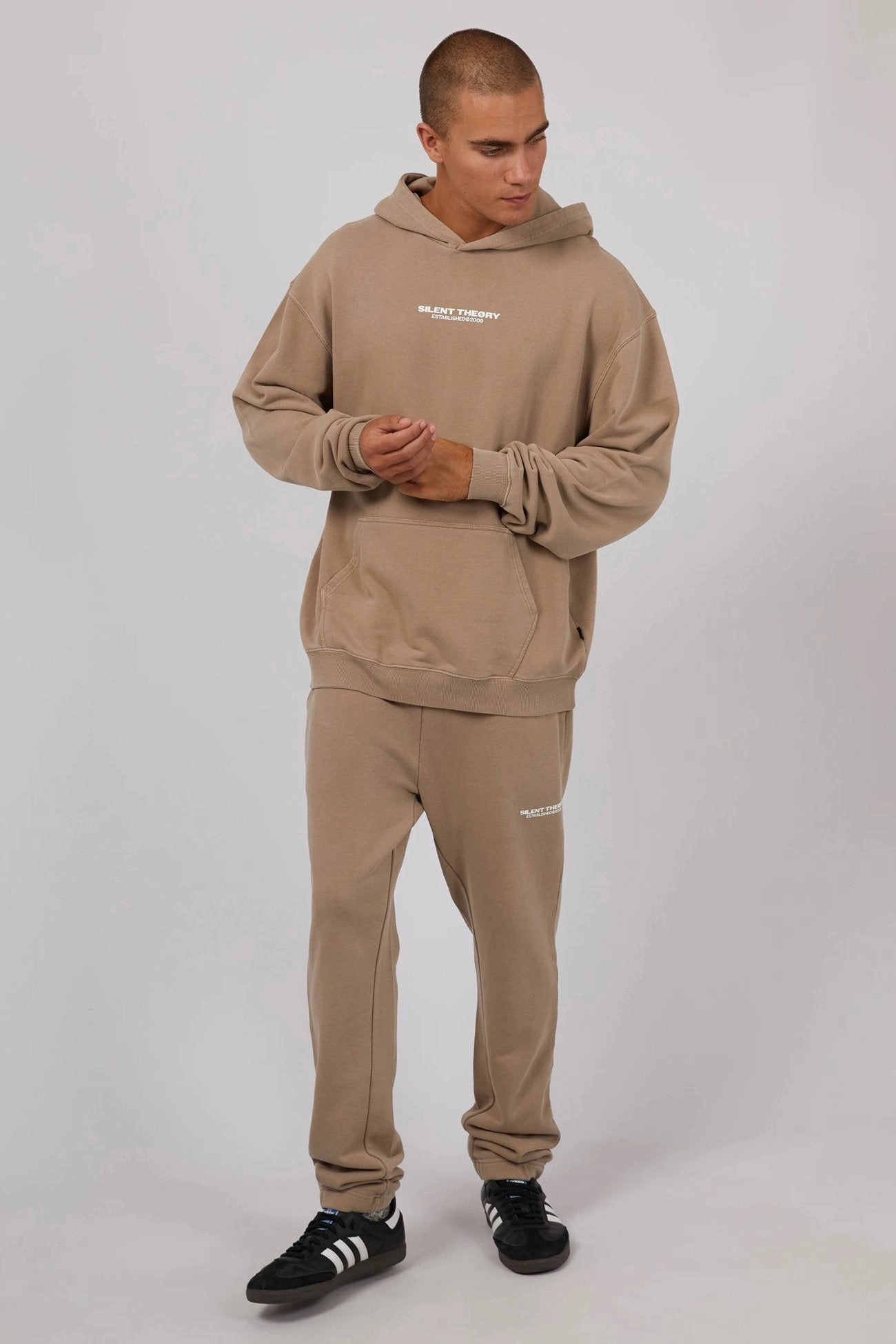 Essential Theory Hoodie Tan sale poster