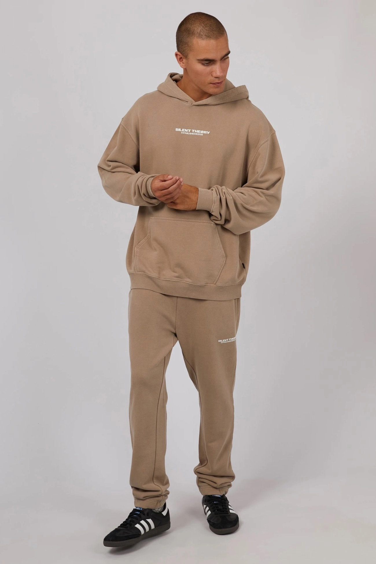 Essential Theory Hoodie Tan sale poster