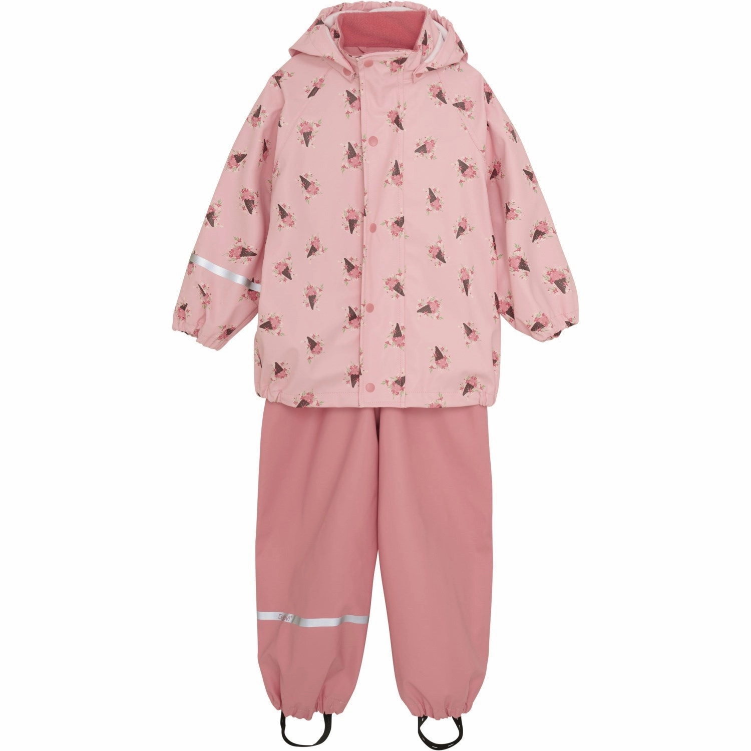 CeLaVi Peach Blossom Rainwear Set - AOP Rare Trend