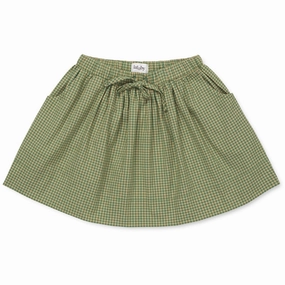Esteemed Lalaby Green Check Dagmar Skirt Modern