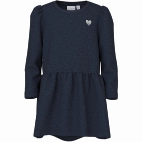 Esteemed Name It Dark Sapphire Vima Sweat Dress Iconic Brand