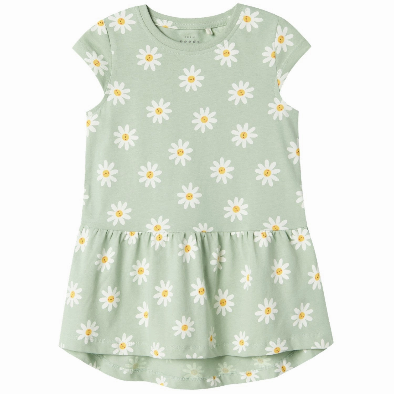 Esteemed Name It Silt Green Daisy Flowers Vigga Dress Noos Pioneer