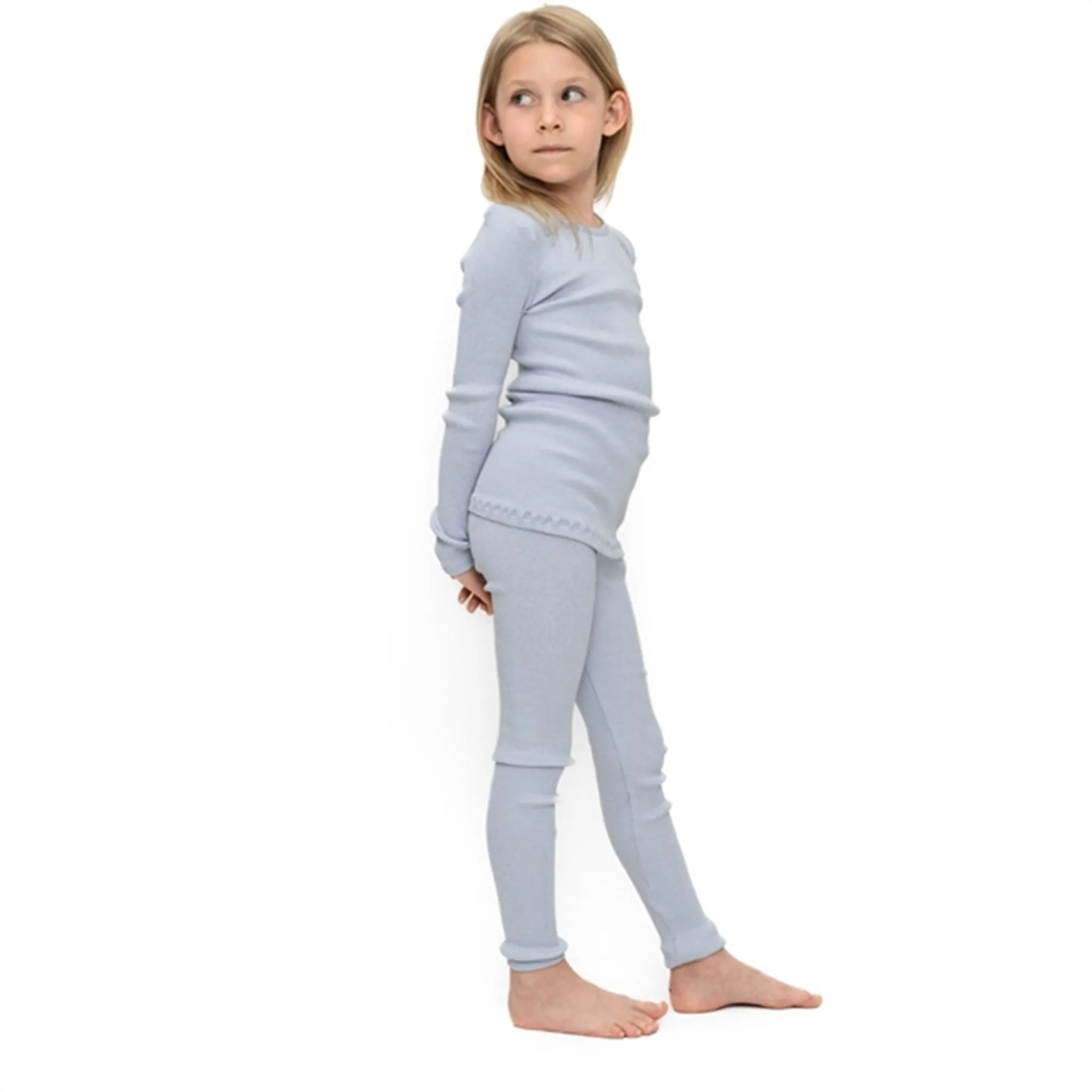 Ethereal Minimalisma Bieber Leggings Light Blue