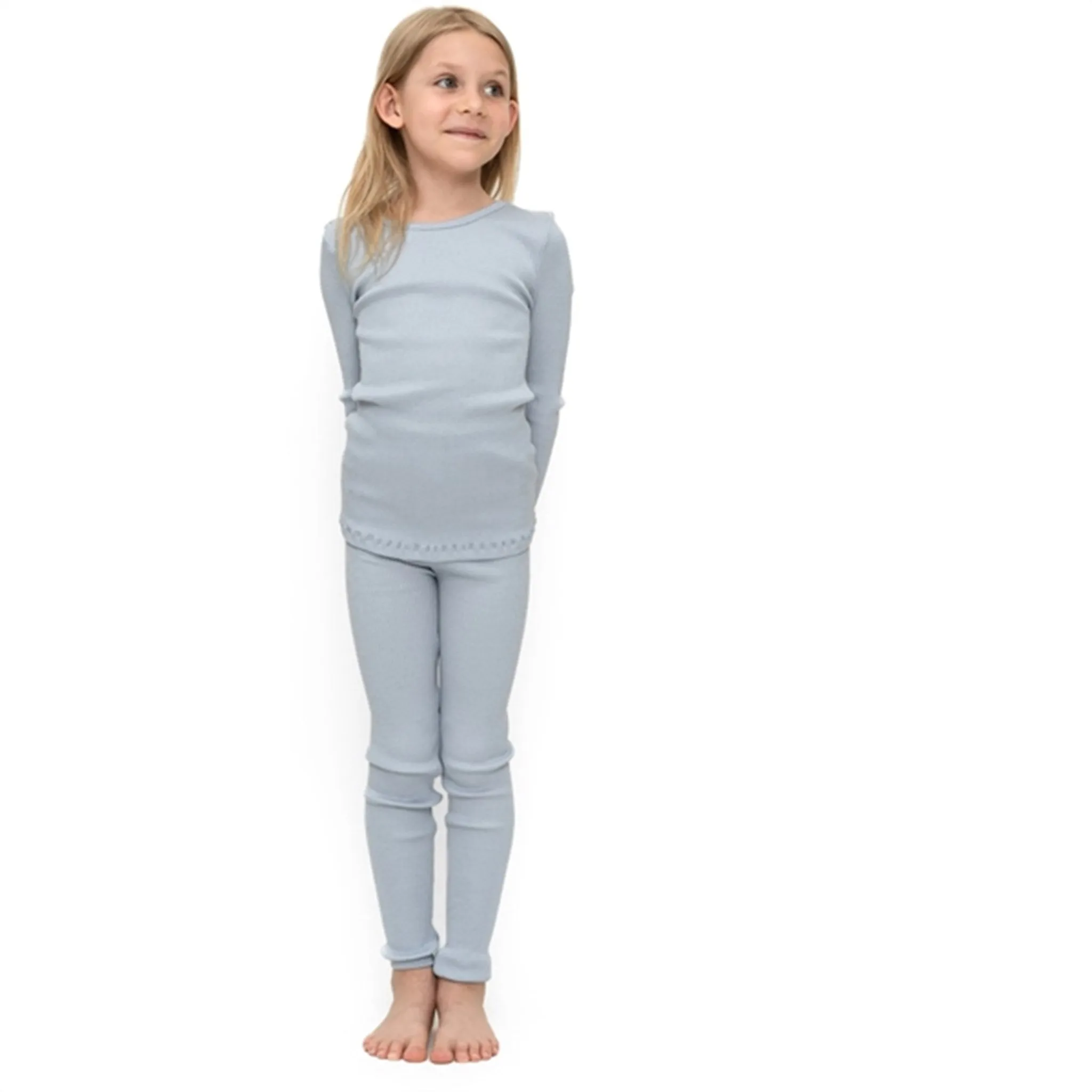Ethereal Minimalisma Bieber Leggings Light Blue