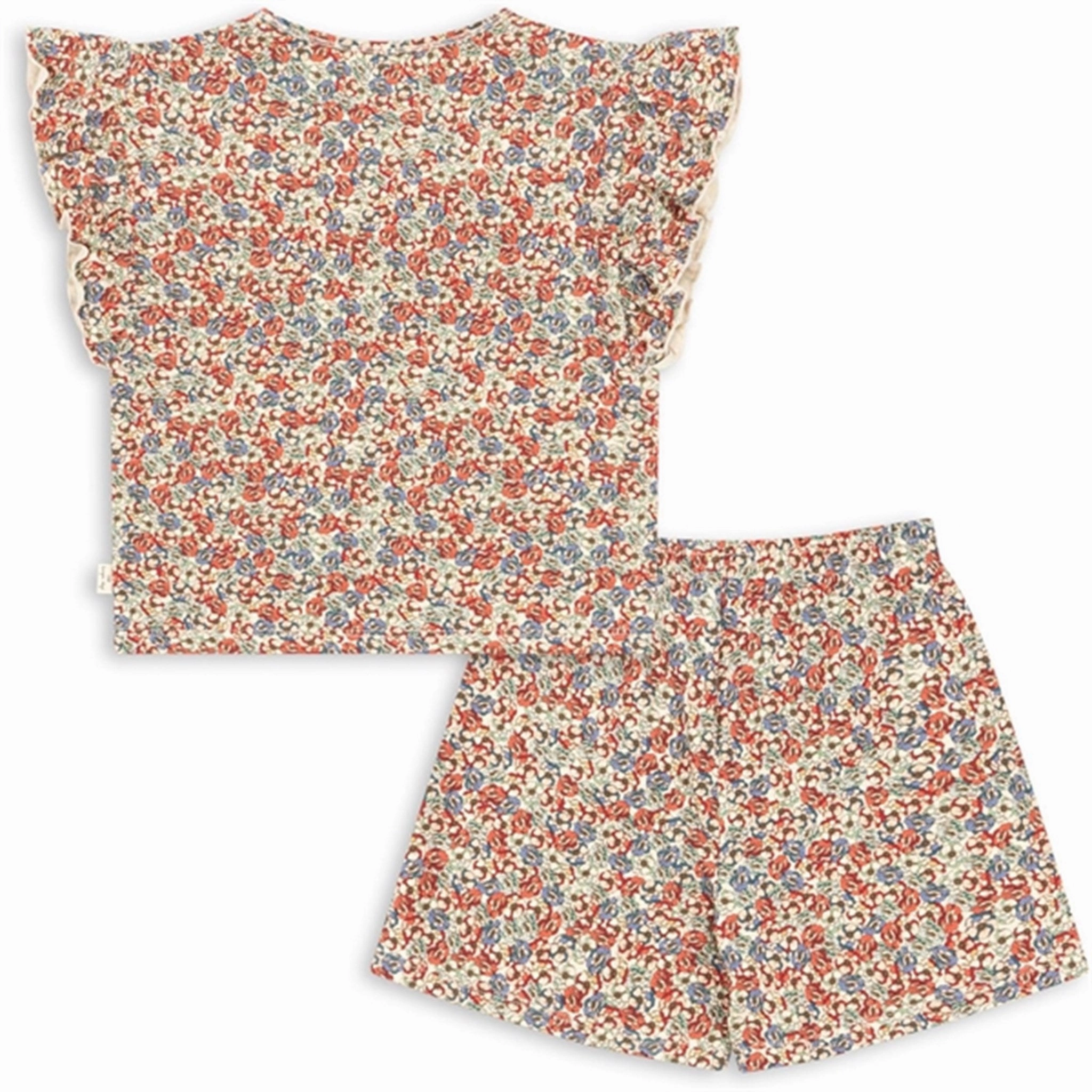 Ethereal Konges Sljd Rosier Rouge 2-pak Lin Frill Set