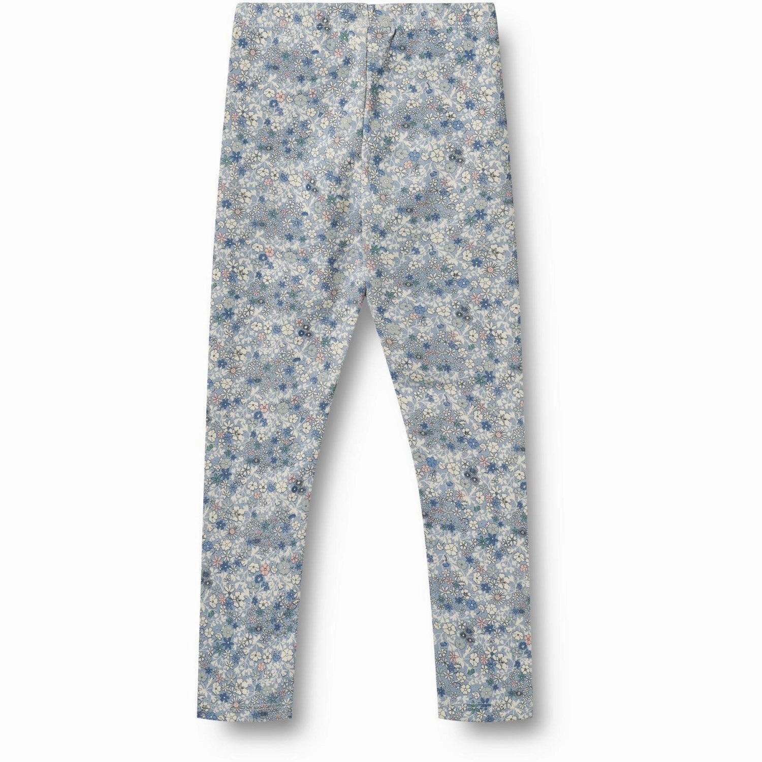 Ethereal Wheat Blue Summer Flowers Jersey Leggings Jules